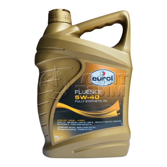 Масло моторное Eurol Fluence 5W-40 5л (синт.)
