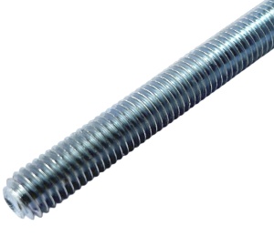 Шпилька DIN 976-1 М10х2000 резьбовая оцинкованная