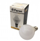Лампа светодиодная LED 9вт Е14 белый матовый шар (LB-550)