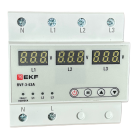 Реле выбора фаз с дисплеем RVF-3-63А PROxima RVF-3-63a EKF